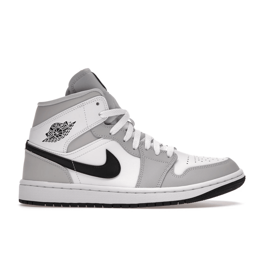 Air Jordan 1 Mid Light Smoke Grey — 36