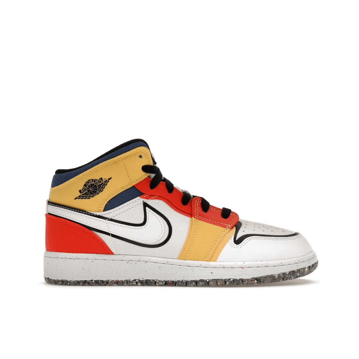 Air Jordan 1 Mid Multi-Color Canvas — 36