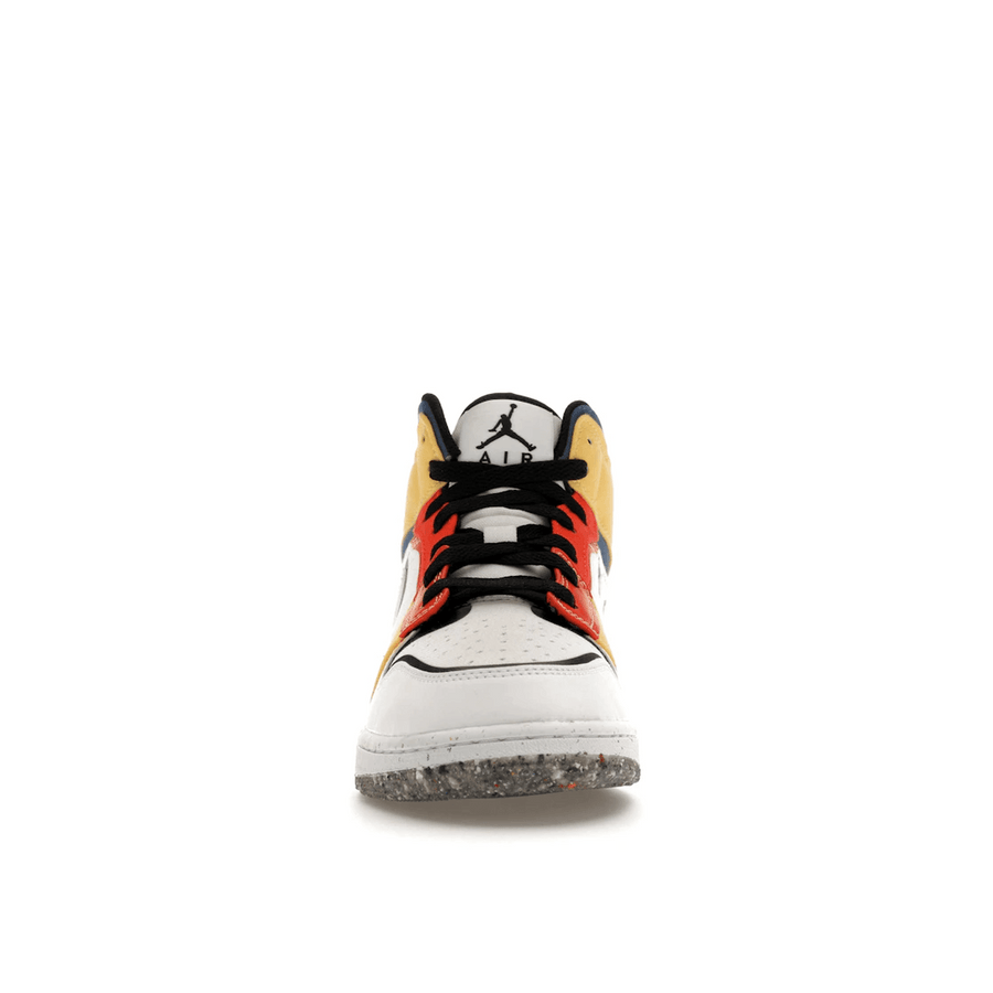 Air Jordan 1 Mid Multi-Color Canvas — 36