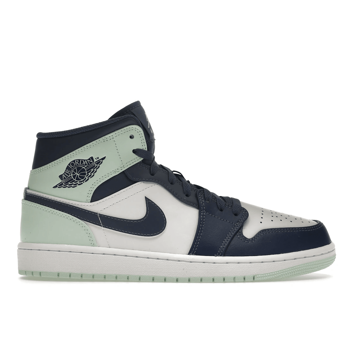 Air Jordan 1 Mid Mystic Navy Mint Foam — 36