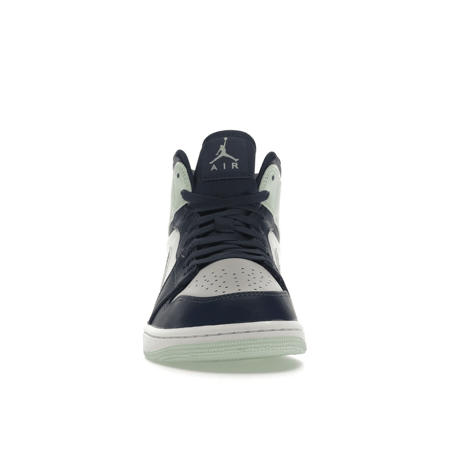 Air Jordan 1 Mid Mystic Navy Mint Foam — 36