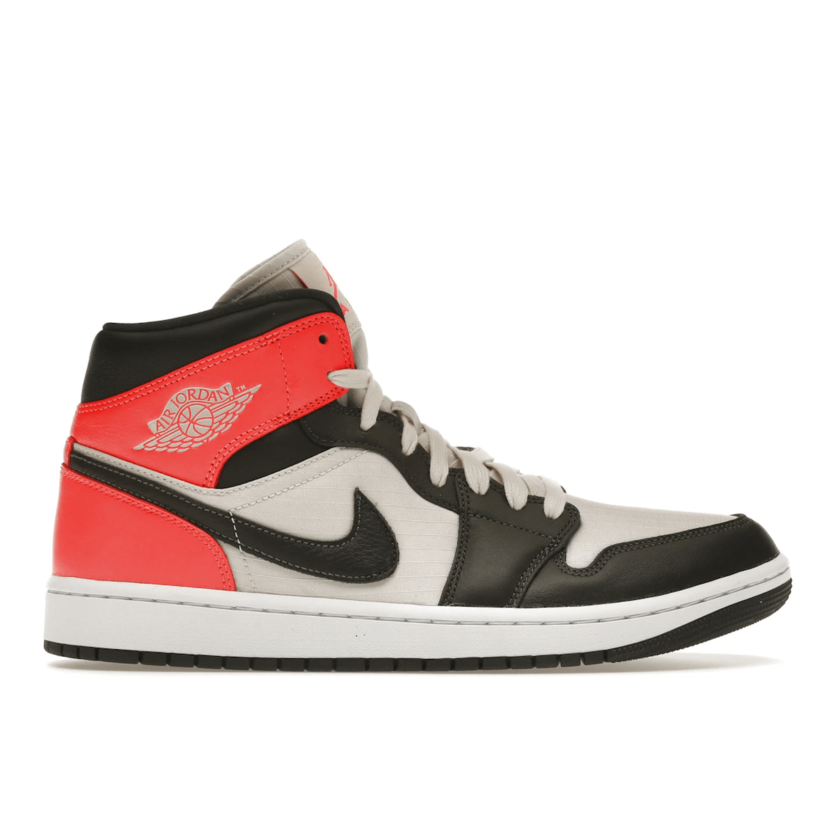 Air Jordan 1 Mid Newsprint Light Orewood Brown — 36