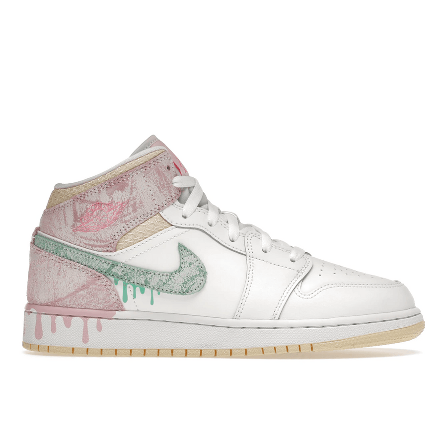 Air Jordan 1 Mid Paint Drip — 36