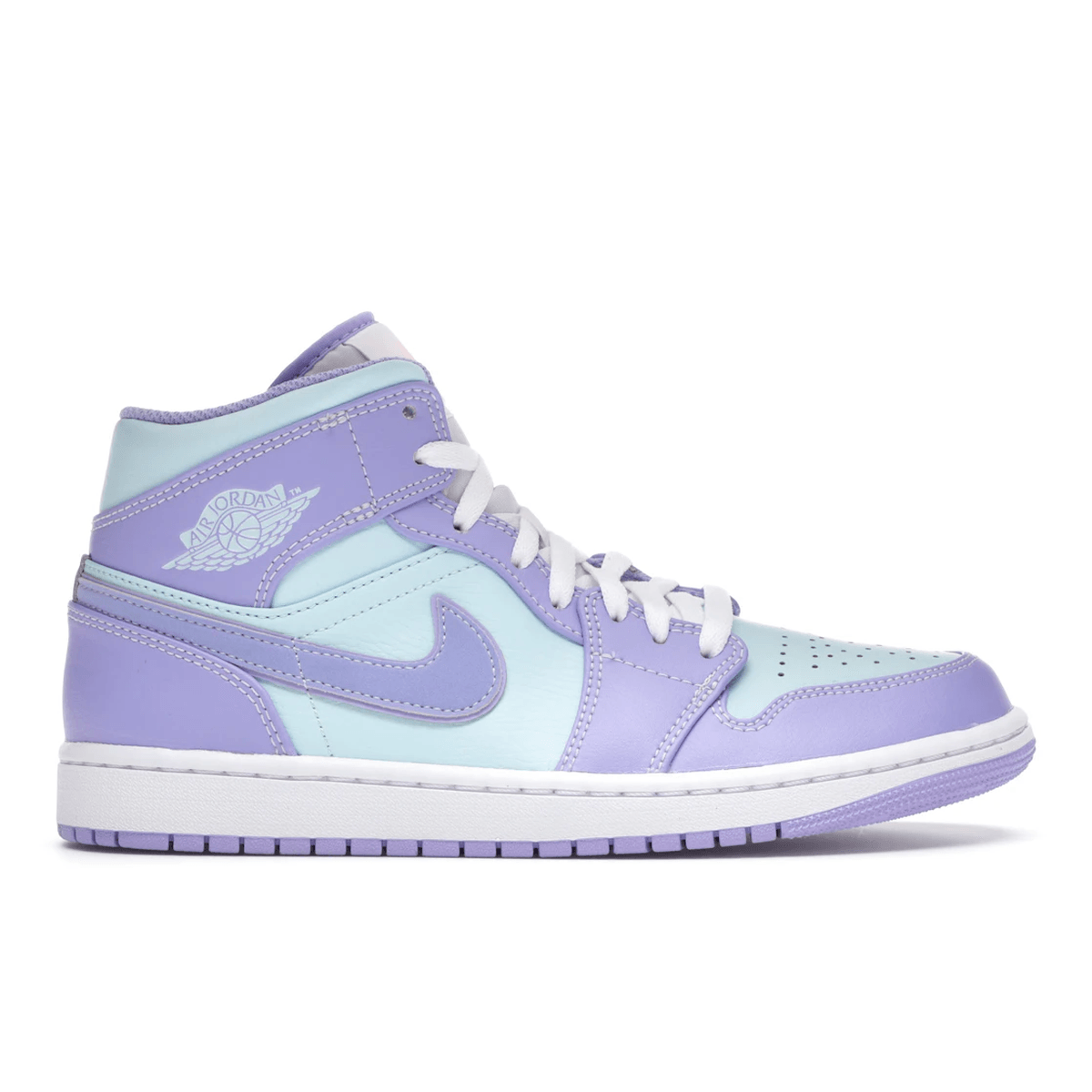 Air Jordan 1 Mid Purple Aqua — 36