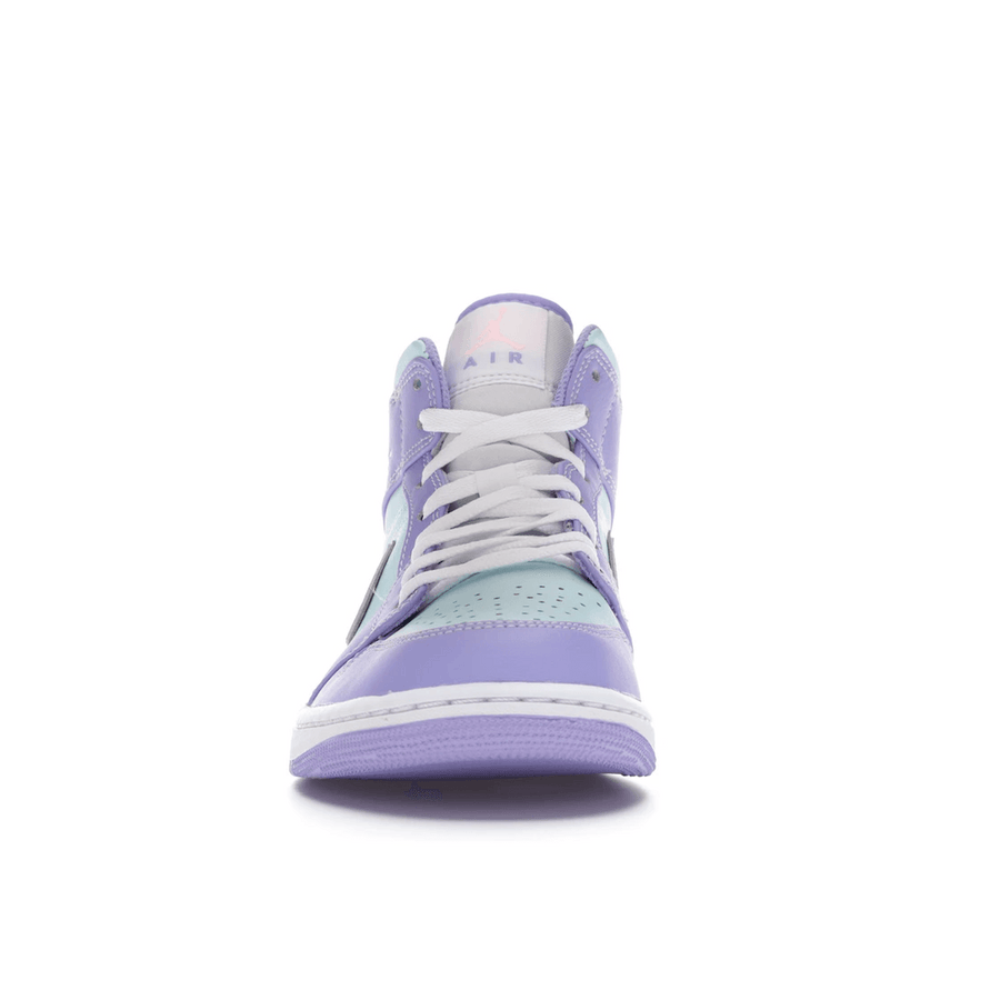 Air Jordan 1 Mid Purple Aqua — 36