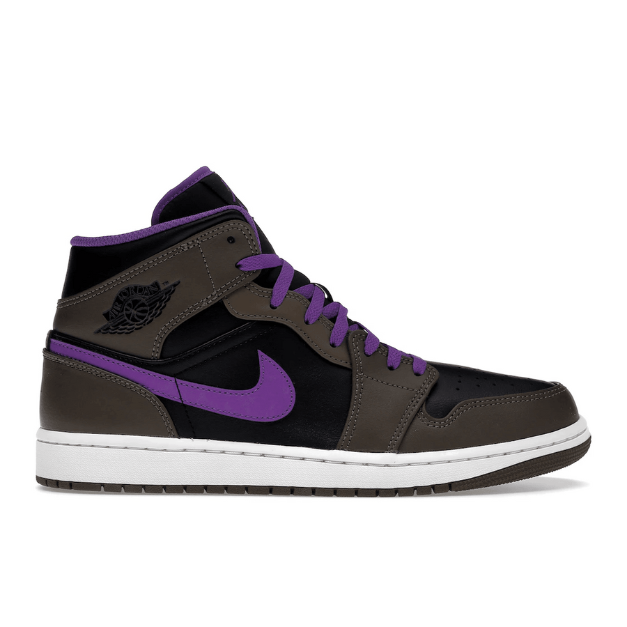 Air Jordan 1 Mid Purple Mocha — 36