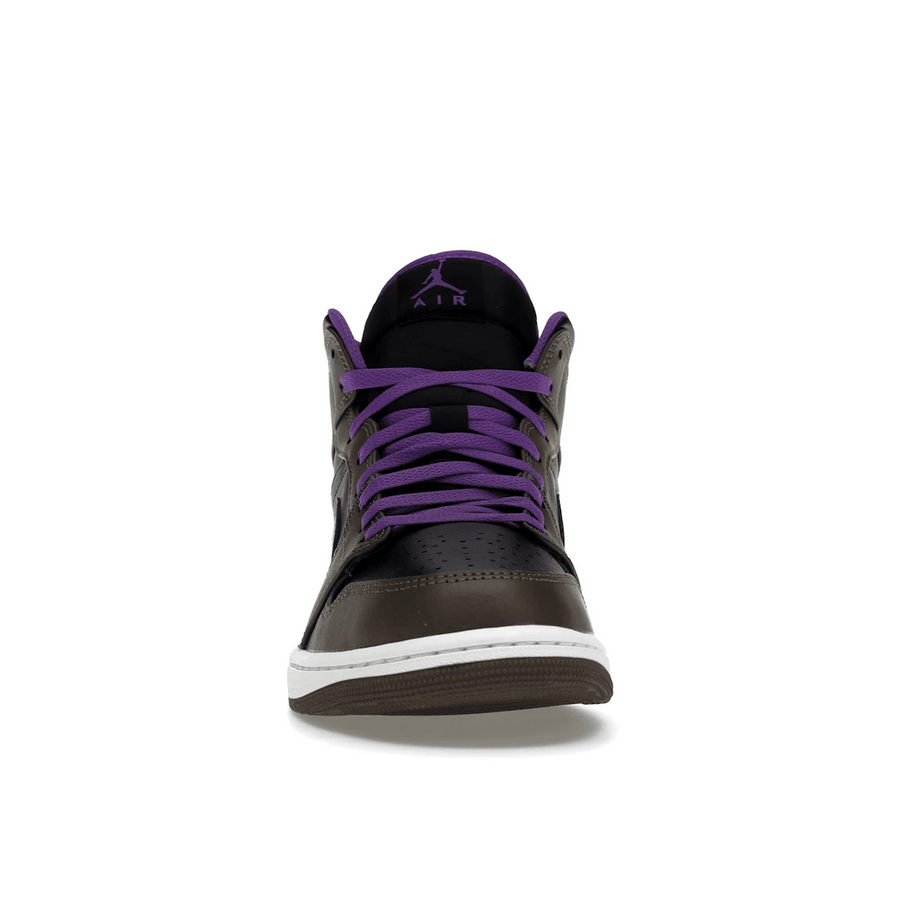 Air Jordan 1 Mid Purple Mocha — 36