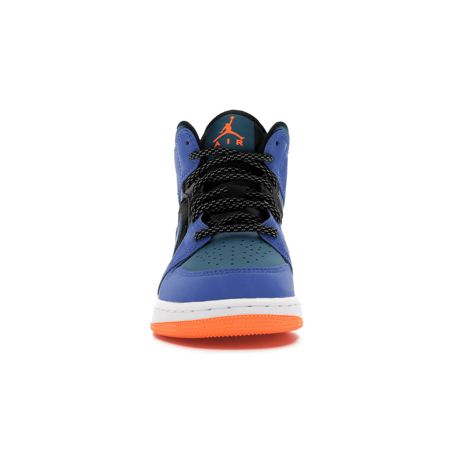 Air Jordan 1 Mid Racer Blue Green Abyss — 36