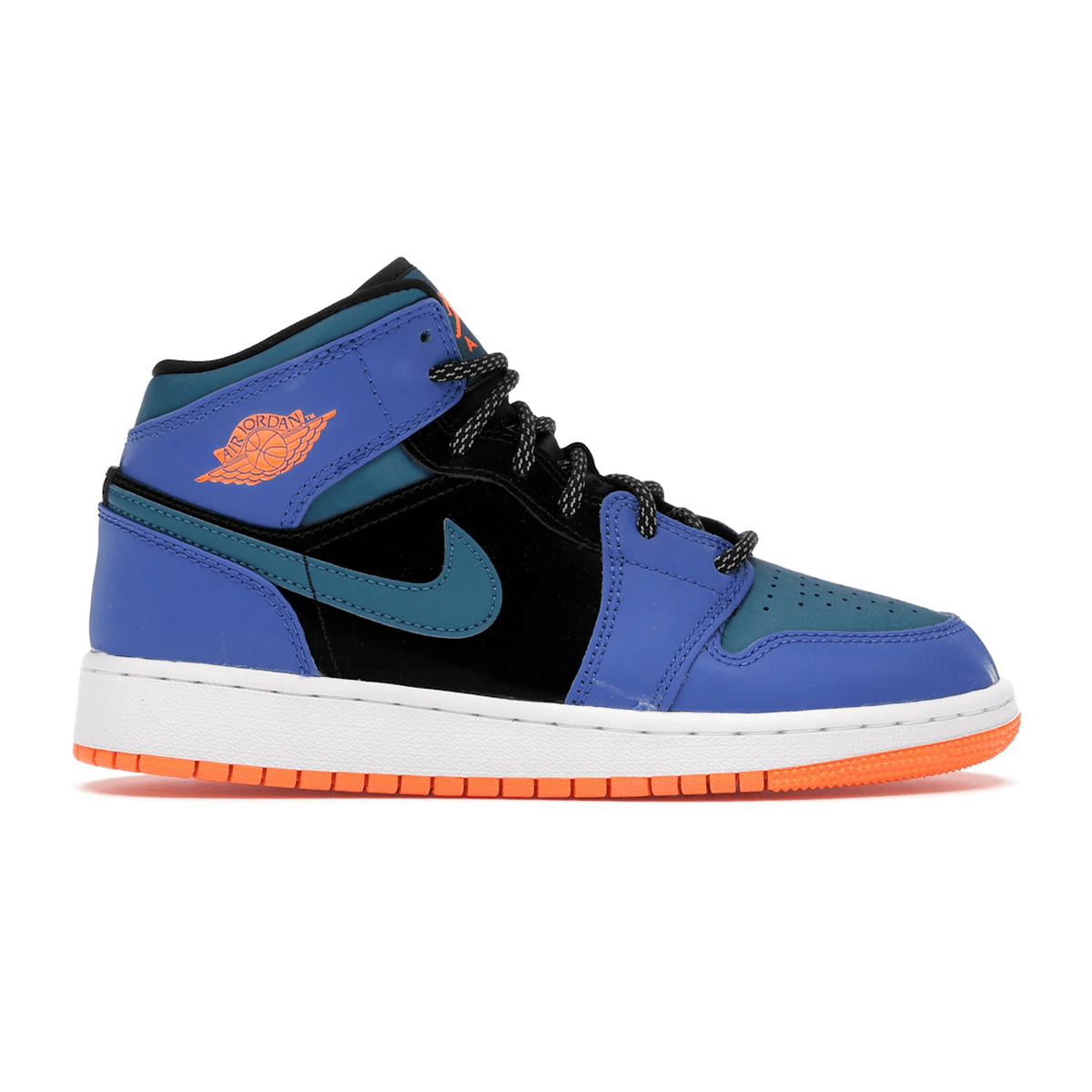 Air Jordan 1 Mid Racer Blue Green Abyss — 36