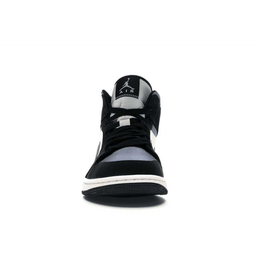 Air Jordan 1 Mid Satin Gray Toe — 36