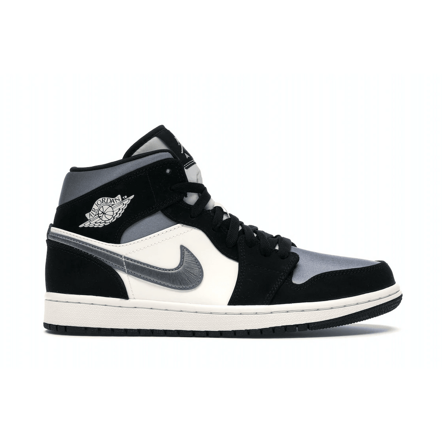 Air Jordan 1 Mid Satin Gray Toe — 36