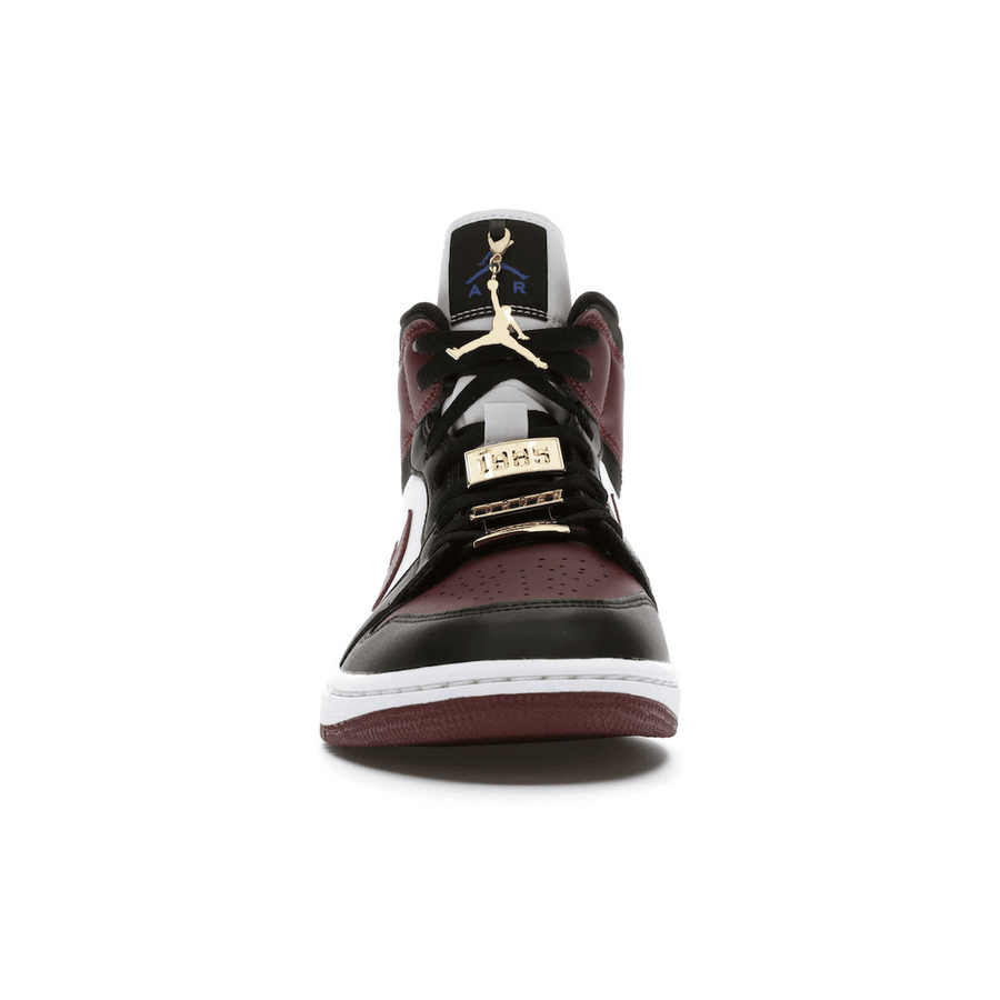 Air Jordan 1 Mid SE Black Dark Beetroot — 36