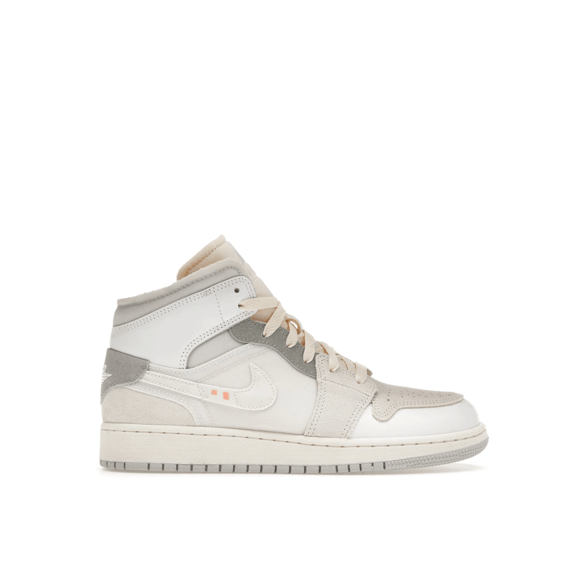 Air Jordan 1 Mid SE Craft Inside Out White Grey — 36