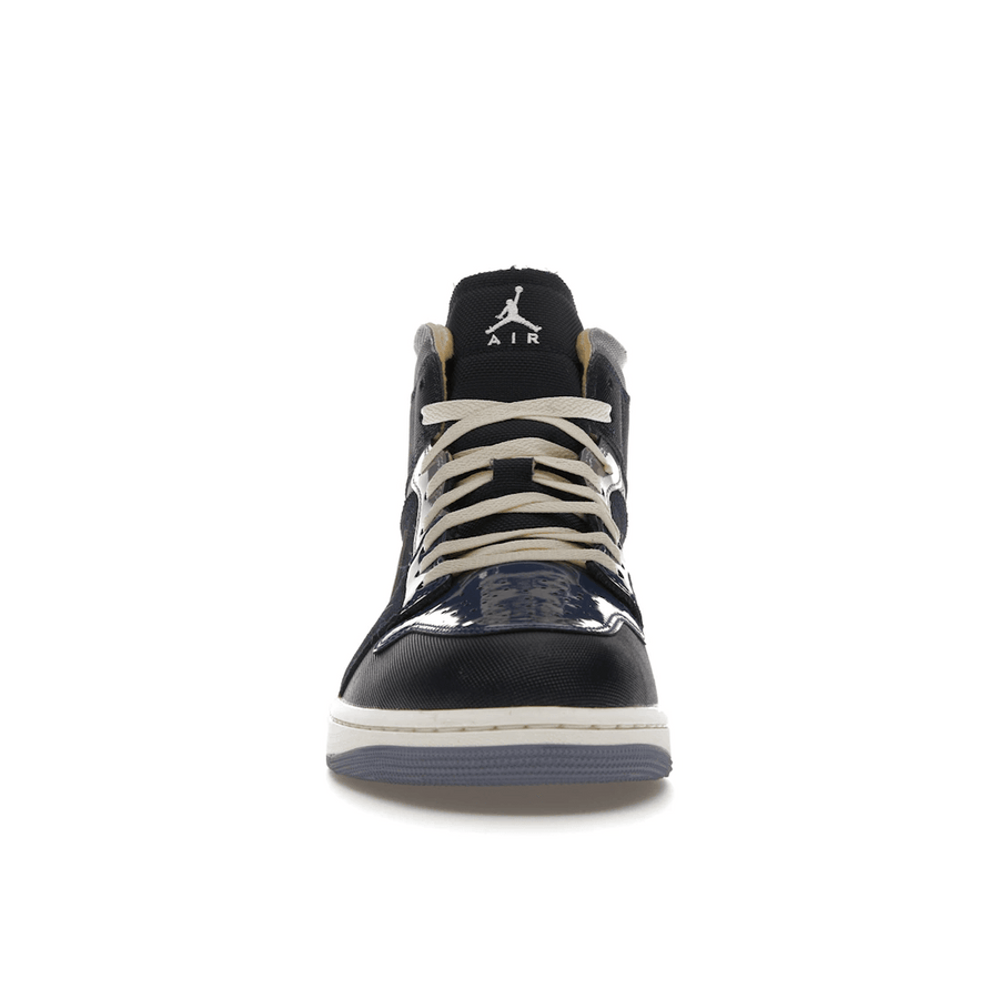 Air Jordan 1 Mid SE Craft Obsidian French Blue Ashen Slate White — 36