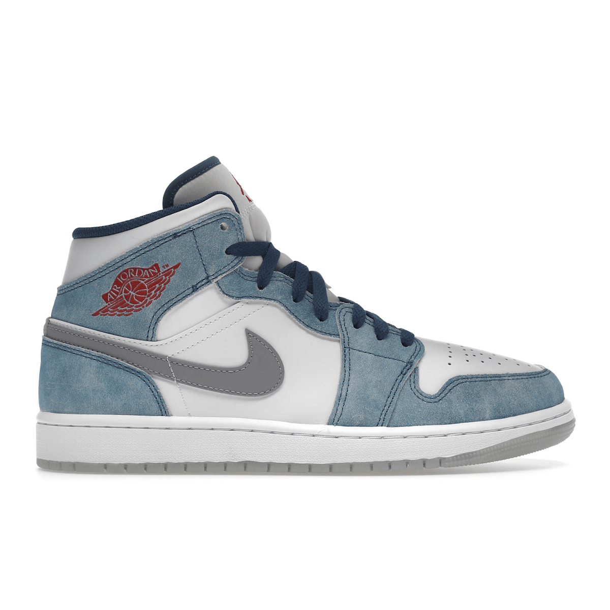 Air Jordan 1 Mid SE French Blue Light Steel — 36