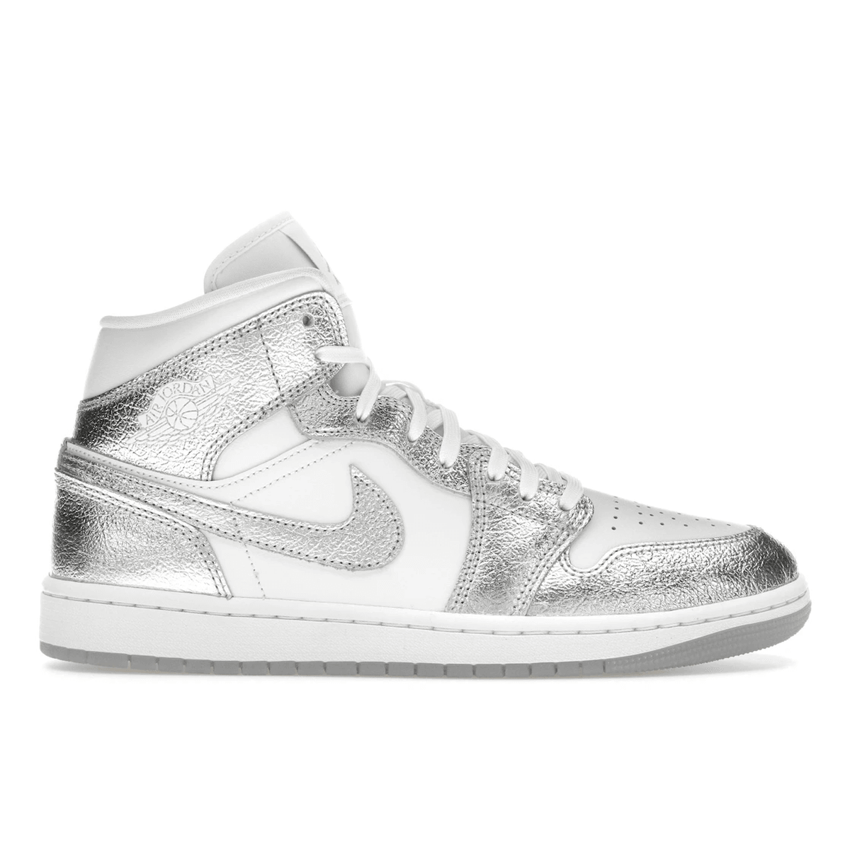 Air Jordan 1 Mid SE Metallic Silver — 36