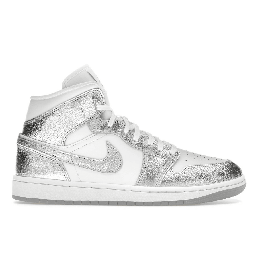 Air Jordan 1 Mid SE Metallic Silver — 36
