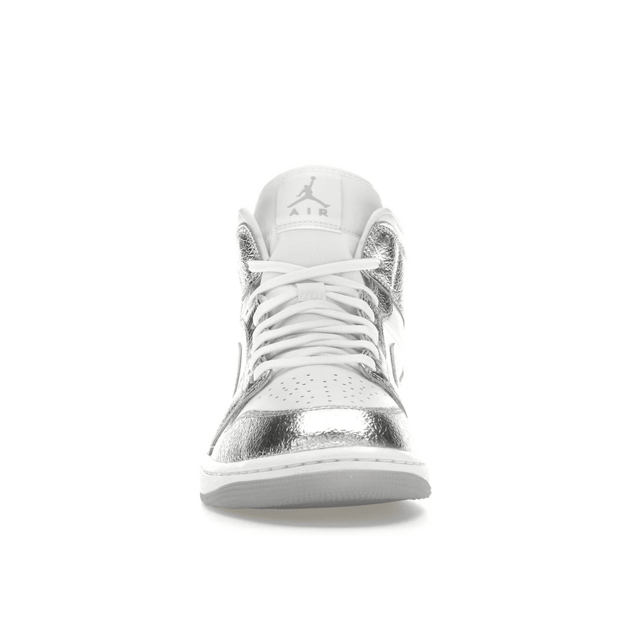 Air Jordan 1 Mid SE Metallic Silver — 36