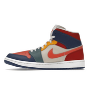 Air Jordan 1 Mid SE Multi Color Red