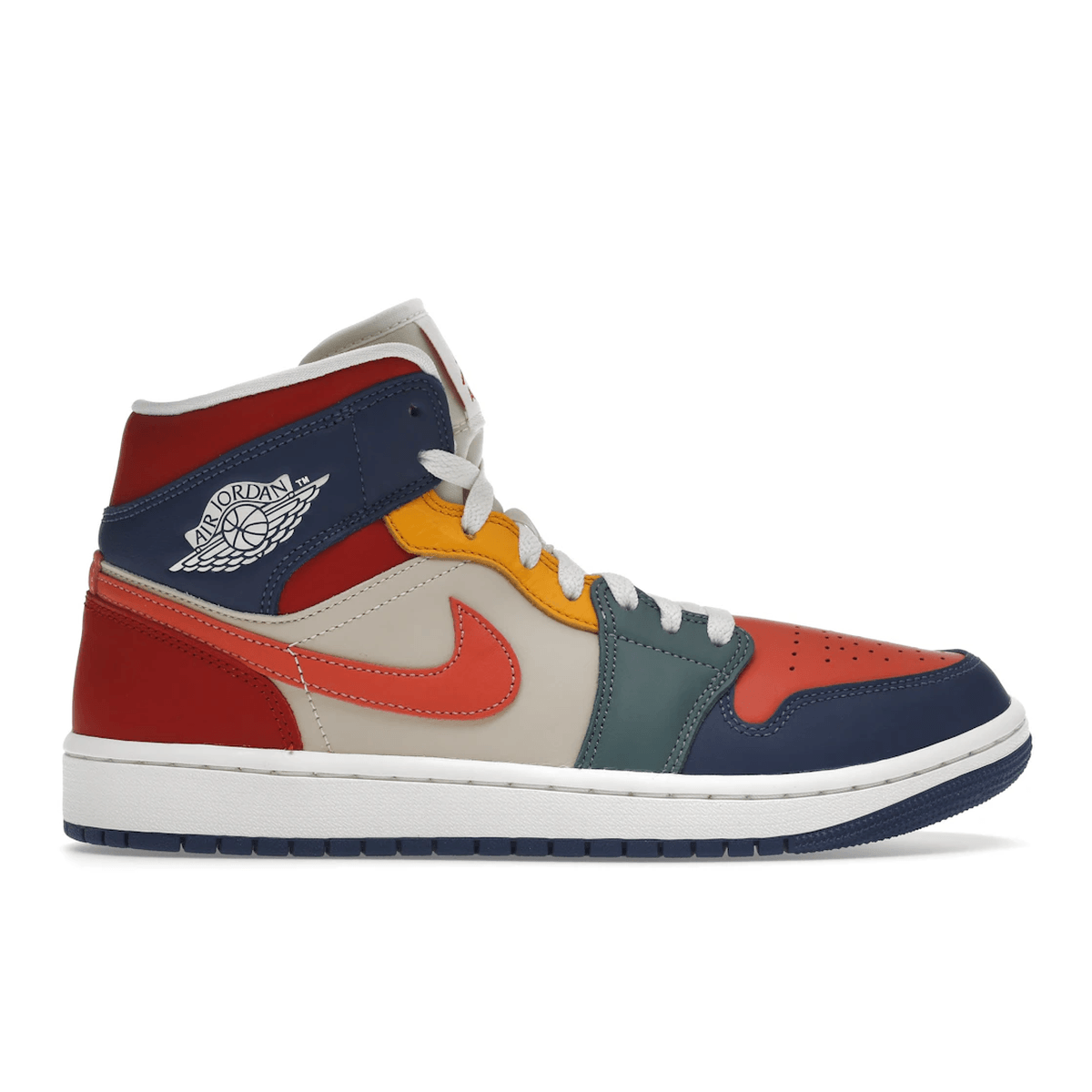 Air Jordan 1 Mid SE Multi Color Red — 36