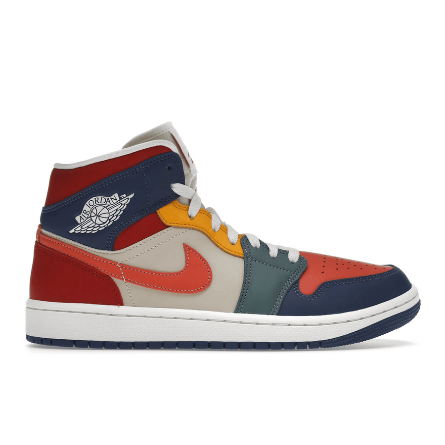 Air Jordan 1 Mid SE Multi Color Red — 36