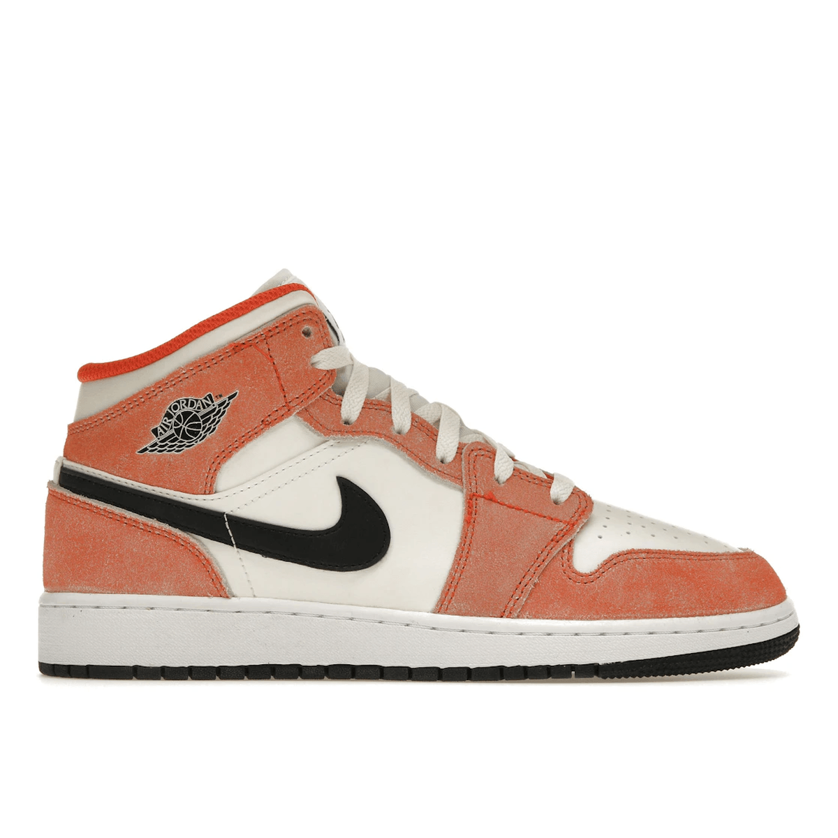 Air Jordan 1 Mid SE Orange Suede — 36