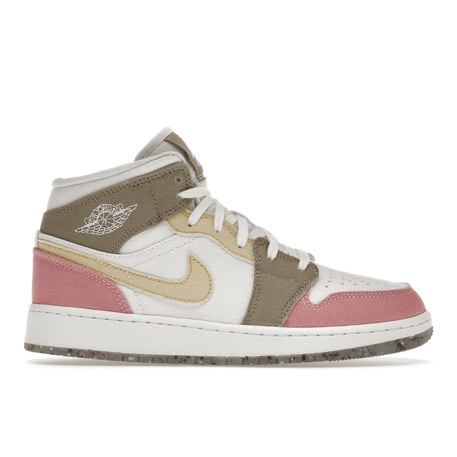 Air Jordan 1 Mid SE Pastel Vivid Green Grind — 36