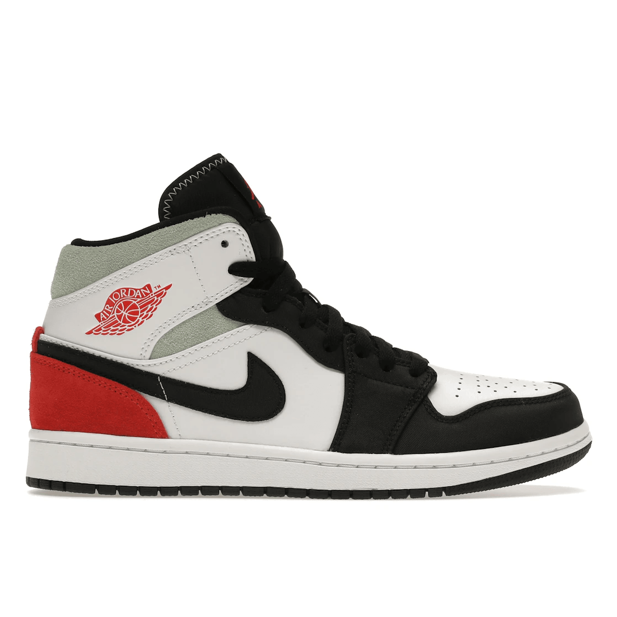 Air Jordan 1 Mid SE Red Black Toe — 36