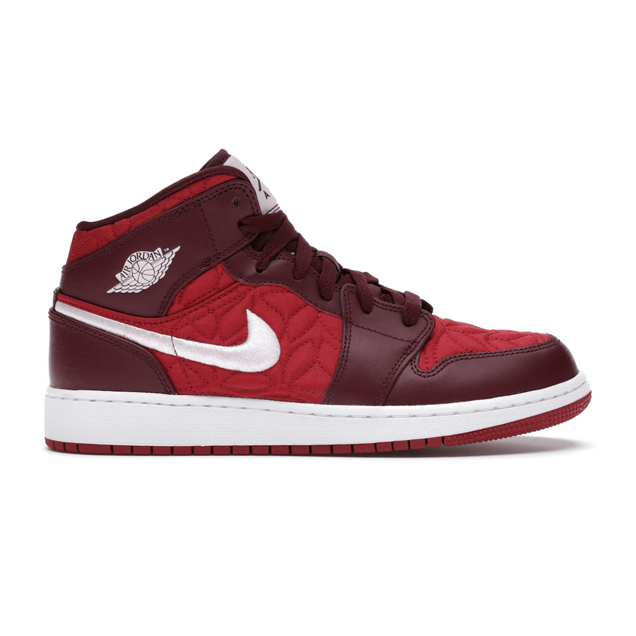 Air Jordan 1 Mid SE Red Quilt — 36