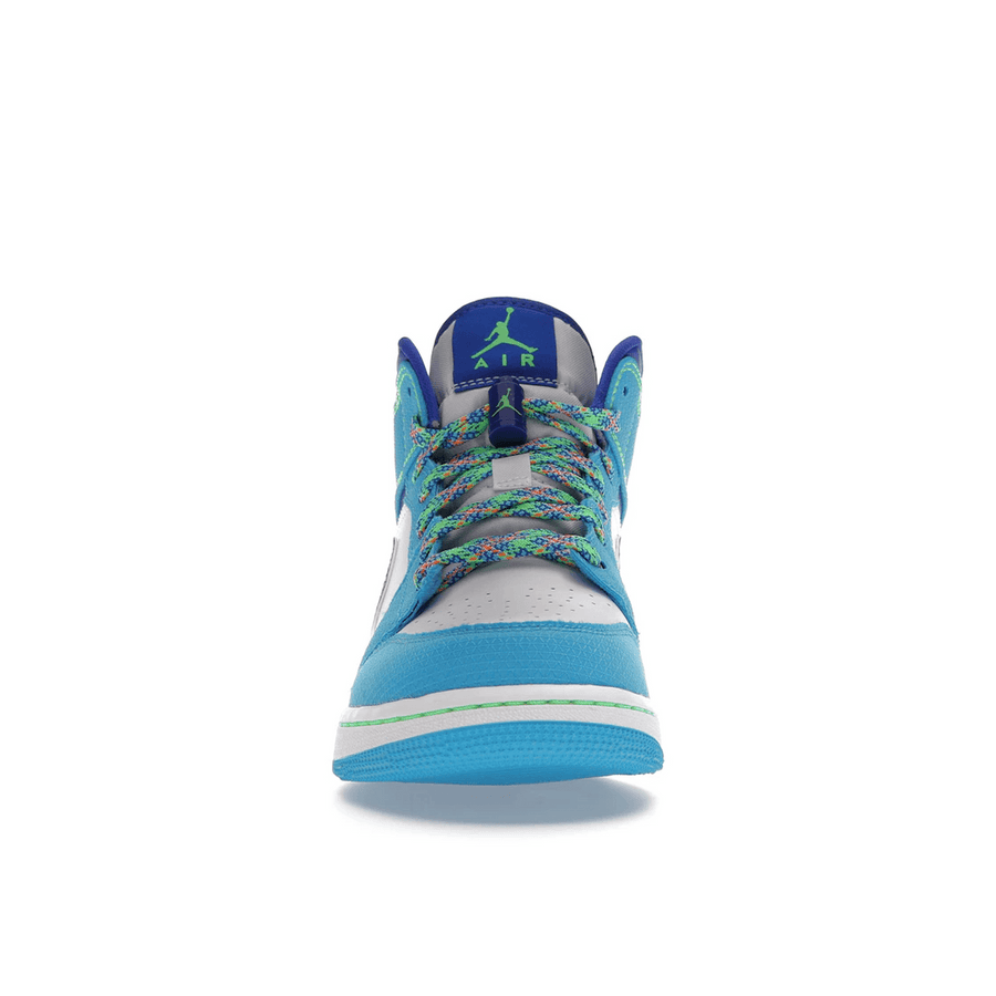 Air Jordan 1 Mid SE Sprite Blue — 36