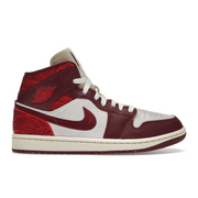 Air Jordan 1 Mid SE Tiki Leaf Team Red