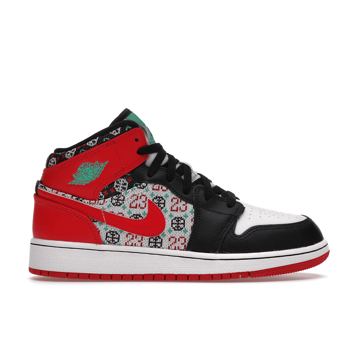 Air Jordan 1 Mid SE Ugly Christmas Sweater — 36