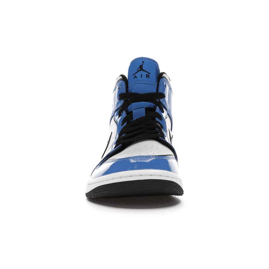 Air Jordan 1 Mid Signal Blue — 36