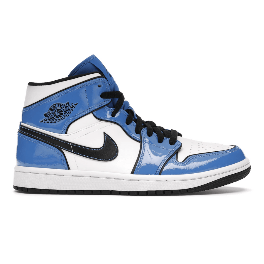 Air Jordan 1 Mid Signal Blue — 36