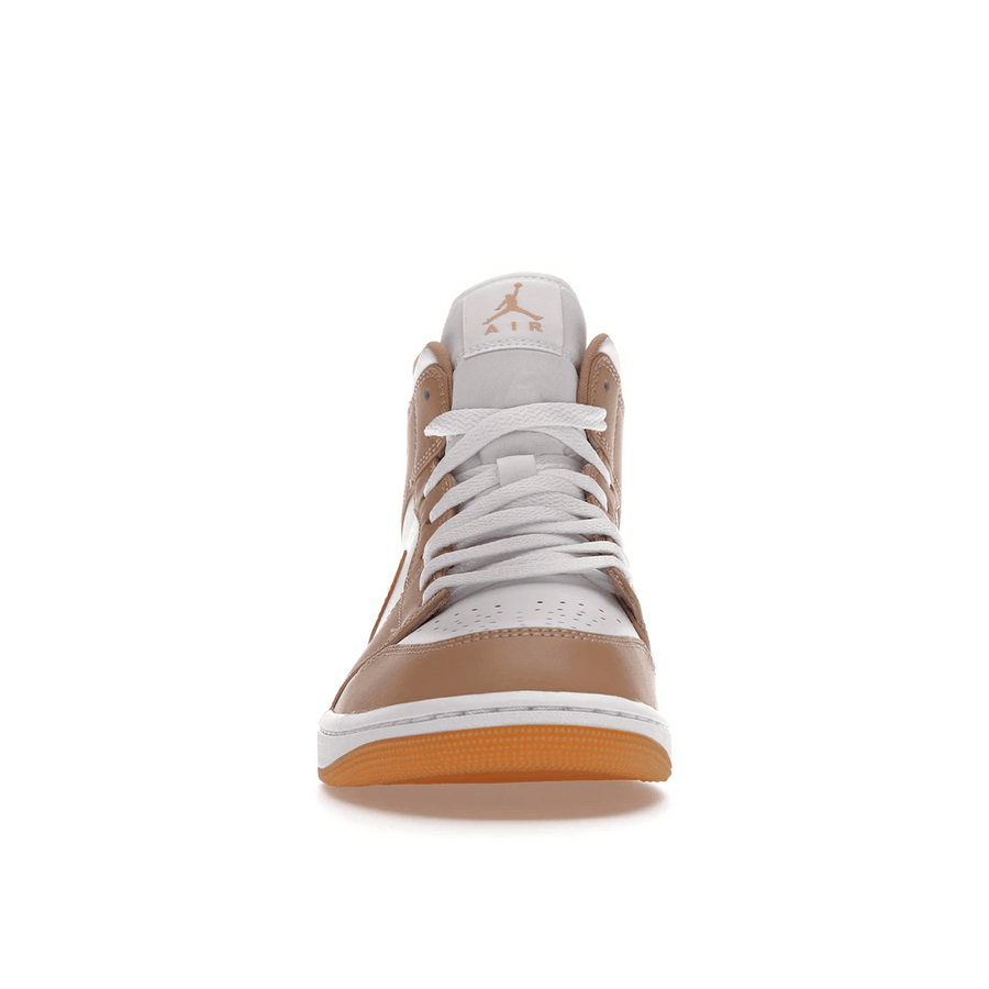 Air Jordan 1 Mid Tan Gum — 36