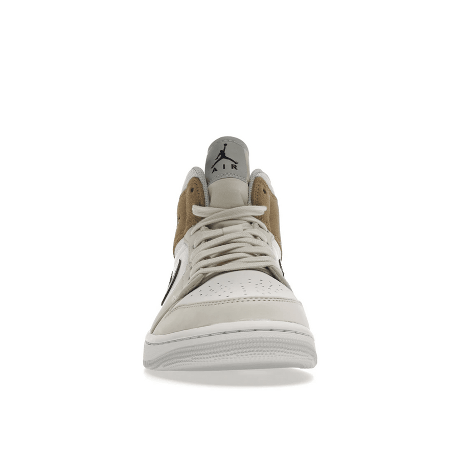 Air Jordan 1 Mid Tan Suede — 36