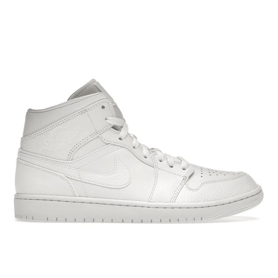 Air Jordan 1 Mid Triple White — 36