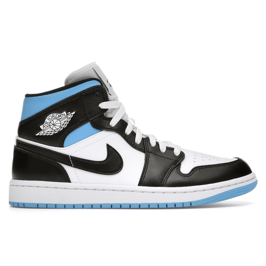 Air Jordan 1 Mid University Black White — 36