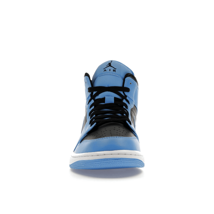 Air Jordan 1 Mid University Blue Black — 36