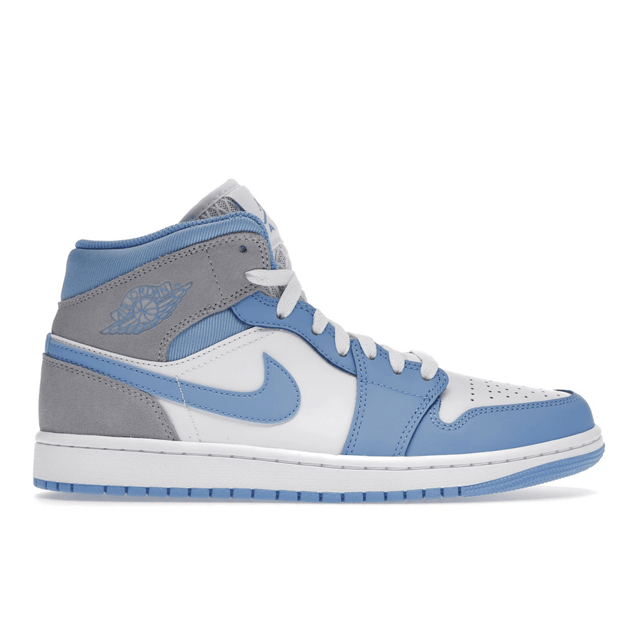Air Jordan 1 Mid University Blue Grey — 36