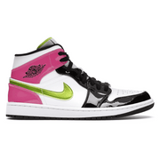 Air Jordan 1 Mid White Black Cyber Pink