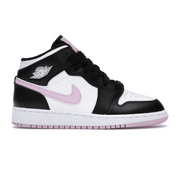 Air Jordan 1 Mid White Black Light Arctic Pink