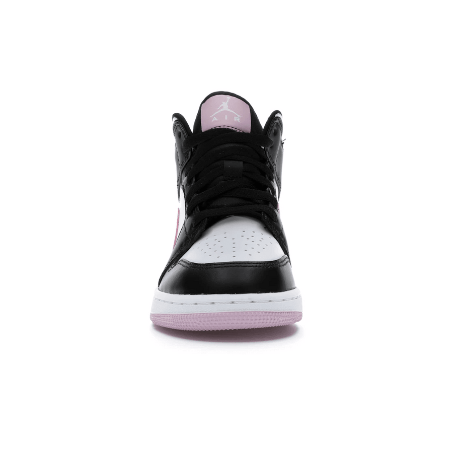 Air Jordan 1 Mid White Black Light Arctic Pink — 36