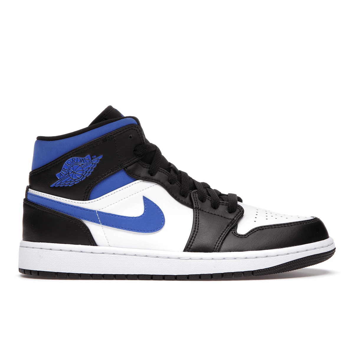 Air Jordan 1 Mid White Black Racer Blue — 36