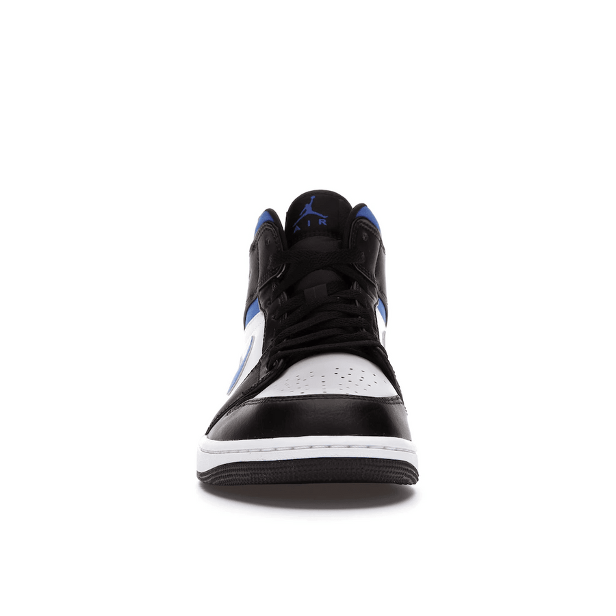 Air Jordan 1 Mid White Black Racer Blue — 36