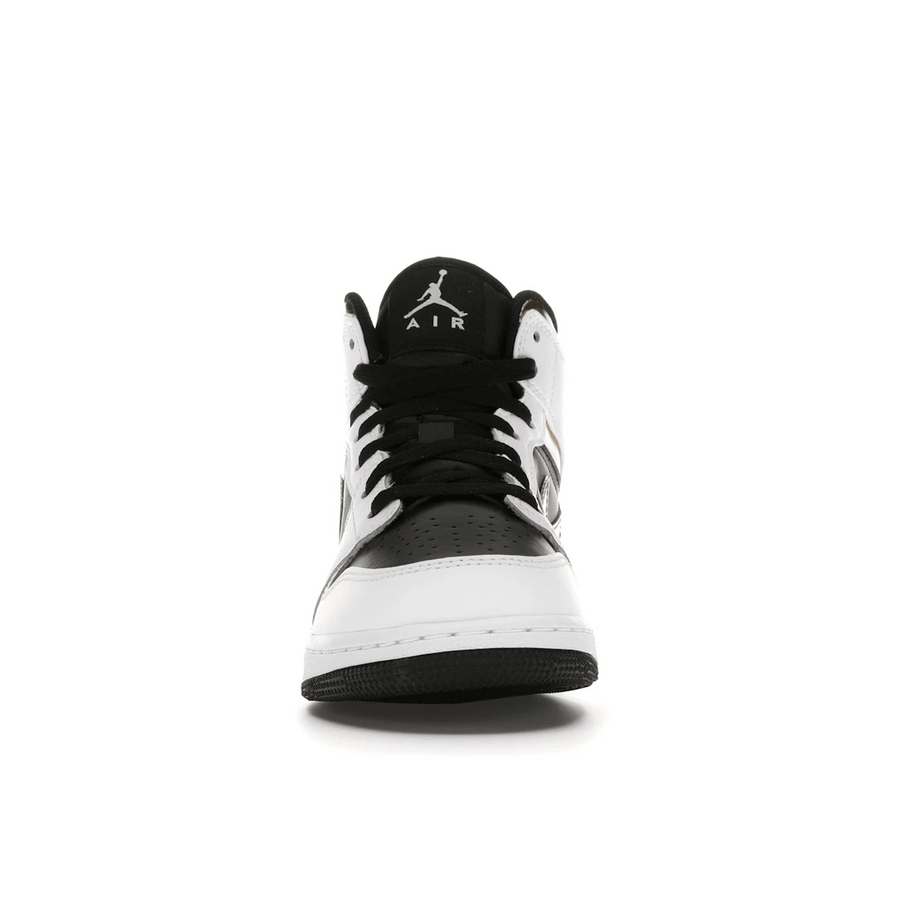 Air Jordan 1 Mid White Gold Black — 36