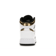 Air Jordan 1 Mid White Gold Black