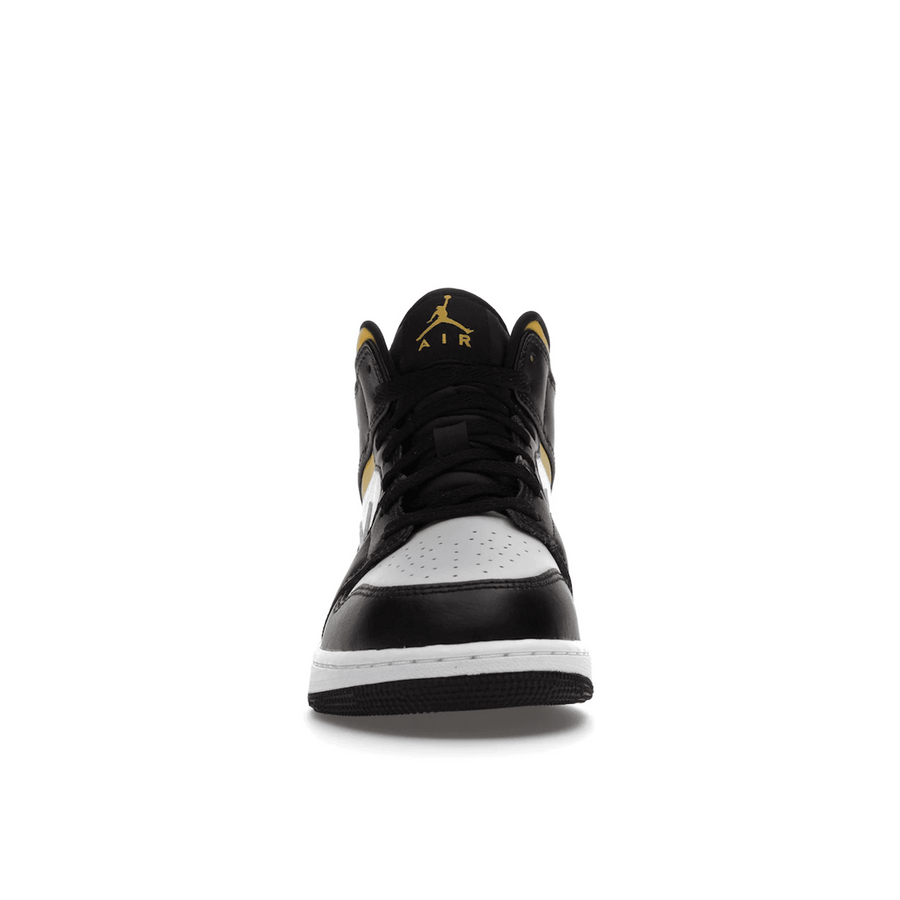 Air Jordan 1 Mid White Pollen Black — 36