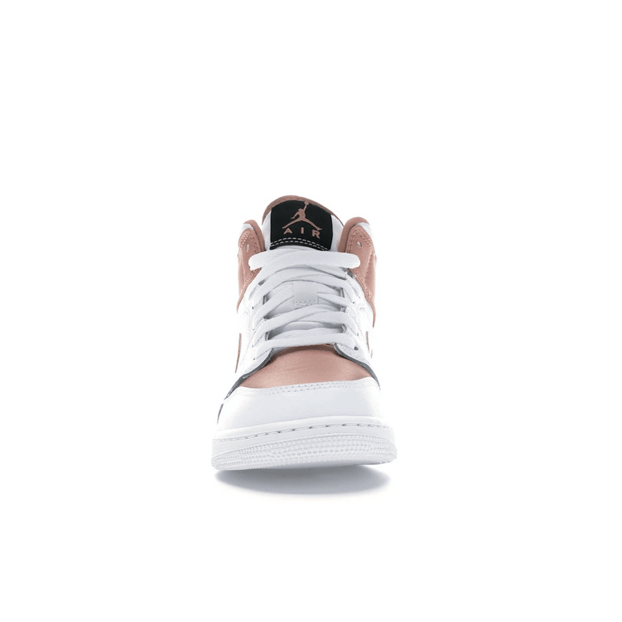 Air Jordan 1 Mid White Rose Gold — 36