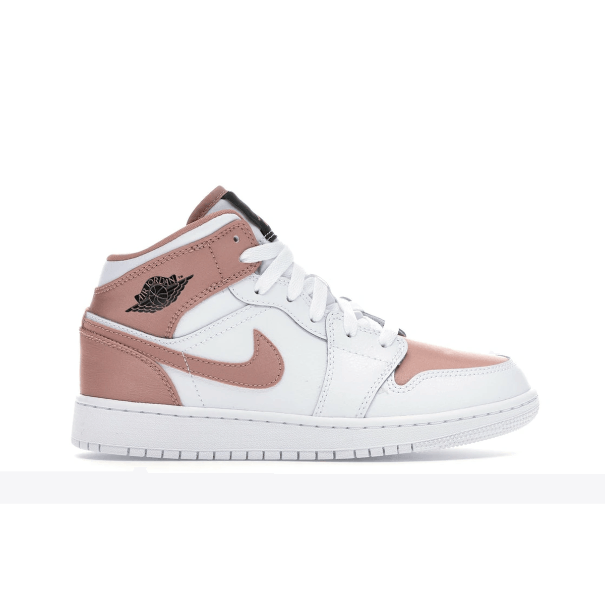Air Jordan 1 Mid White Rose Gold — 36